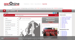 Desktop Screenshot of hu.agrionline.com